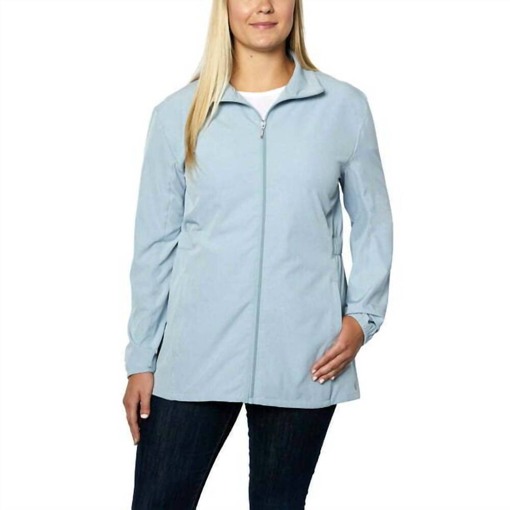 NEW HANG TEN water repellant hybrid jacket in blue